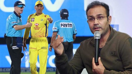 IPL 2019 : Sehwag Said MS Dhoni should Have Been Disallow For 1 or 2 Matches || Oneindia Telugu