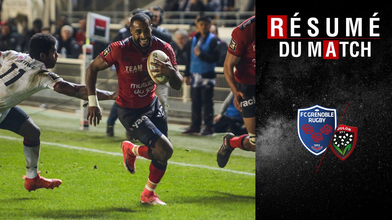 Résumé Grenoble/Toulon TOP14 J22