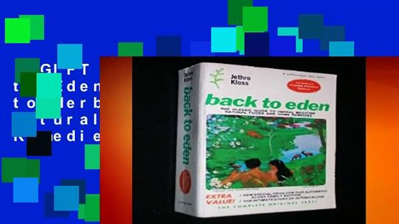 [GIFT IDEAS] Back to Eden: Classic Guide to Herbal Medicine, Natural Food and Home Remedies Since
