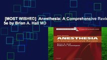 [MOST WISHED]  Anesthesia: A Comprehensive Review, 5e by Brian A. Hall MD