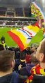 Chants homophobes filmés par des supporters et dénoncés à la la Ligue du football professionnel par le collectif Rouge direct lors du match de football opposant le RC Lens à Valencienne