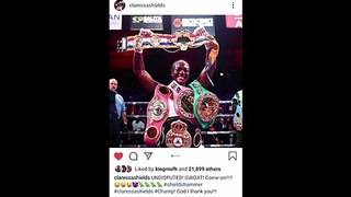 Celebrities & Boxers reacts to Claressa Shields defeating Christina Hammer via unanimous decision