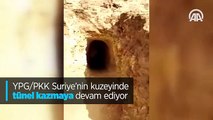 YPG/PKK'nın Suriye'nin kuzeyindeki tünelleri görüntülendi