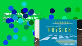 [GIFT IDEAS] Tutorials in Introductory Physics by Lillian C. McDermott