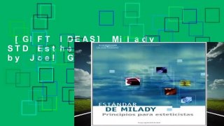 [GIFT IDEAS] Milady STD Estheticians-Spanis by Joel Gerson