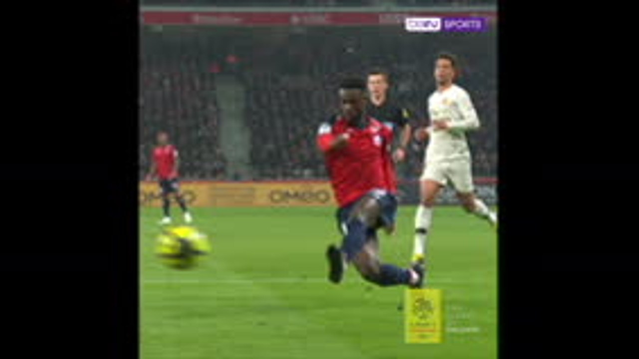 Fine Bamba strike extends Lille's lead over PSG