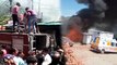 बड़कोट: तेजी से फैली आग, दुकानों में रखे सिलेंडर फटने से होने लगे धमाके