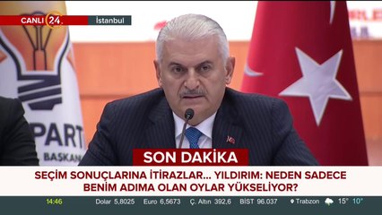 Binali Yıldırım konuşuyor