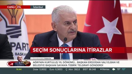 Binali Yıldırım konuşuyor