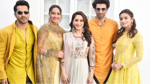Varun Dhawan, Aila Bhatt, Madhuri Dixit, Sonakshi Sinha & others promote Kalank in Delhi | FilmiBeat