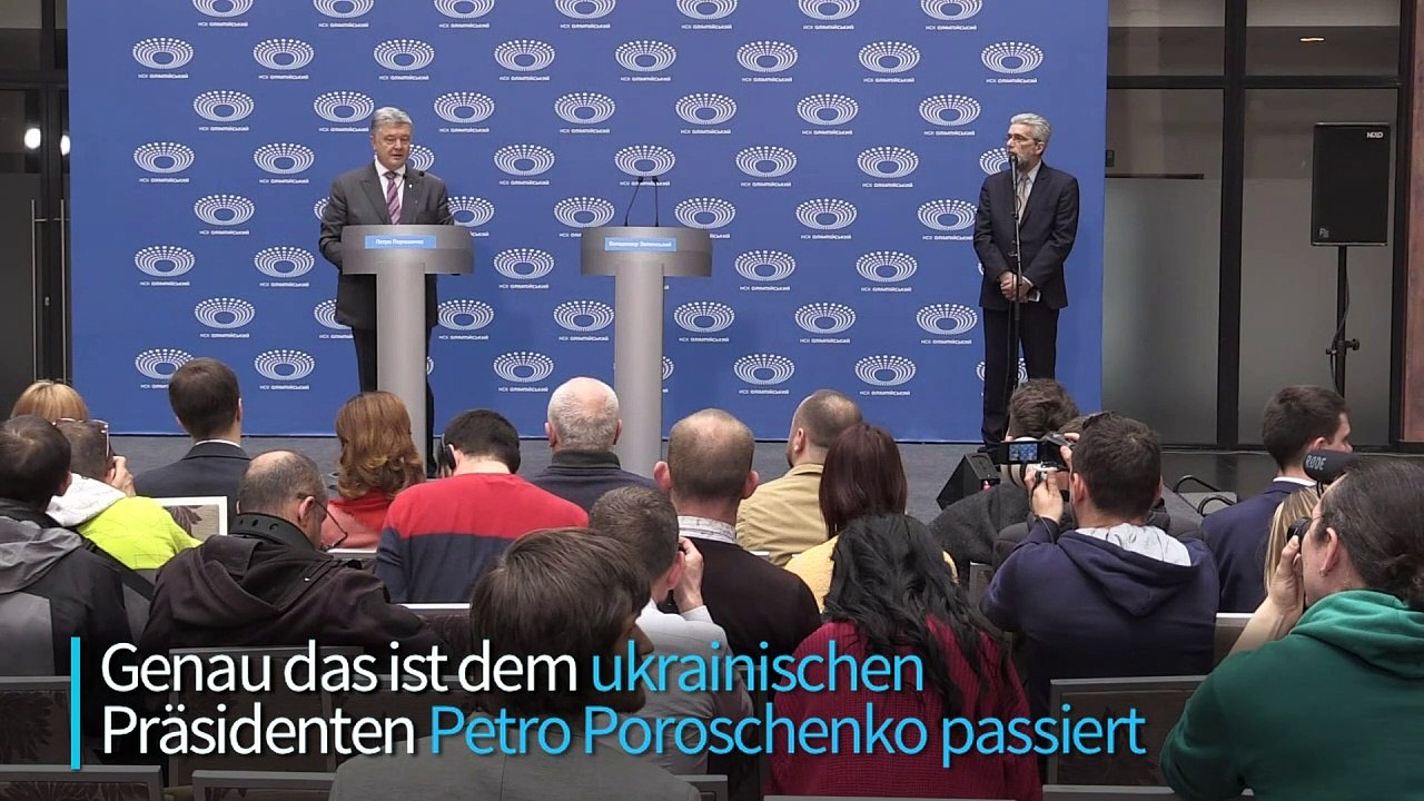 Poroschenko allein beim TV-Duell