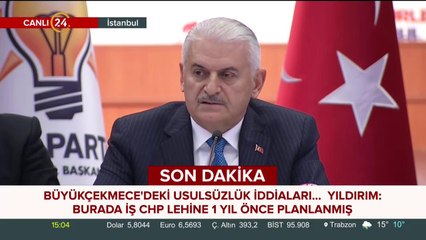Binali Yıldırım konuşuyor