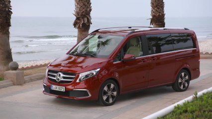 Mercedes-Benz V-Class 300 d Design in hyazinth red metallic