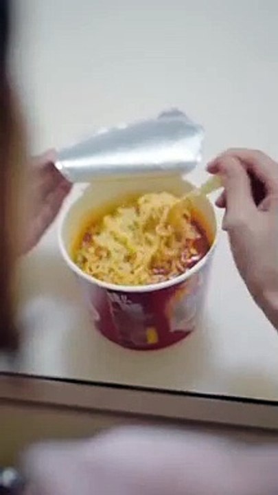 In order to give you fish I have to eat instant noodles.