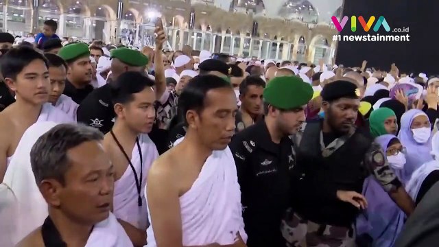 Cium Hajar Aswad, Ibu Iriana Nangis di Pelukan Jokowi