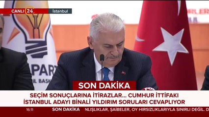 Binali Yıldırım soruları cevaplıyor