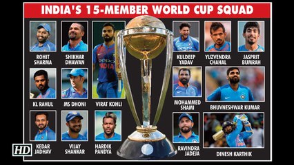 World Cup 2019 | India's squad announced