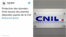 Protection des données : forte hausse des plaintes déposées auprès de la Cnil