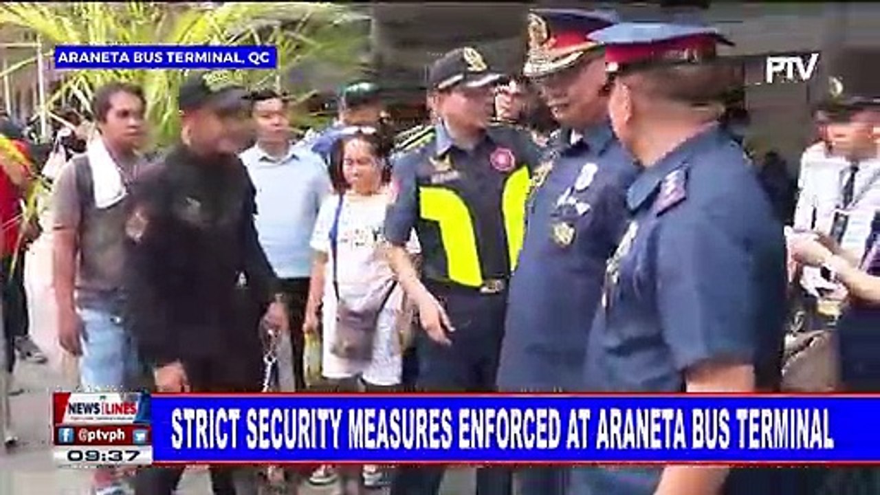 Strict security measures enforced at Araneta Bus Terminal