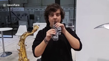 3D-printed saxophone shown off at German tech expo