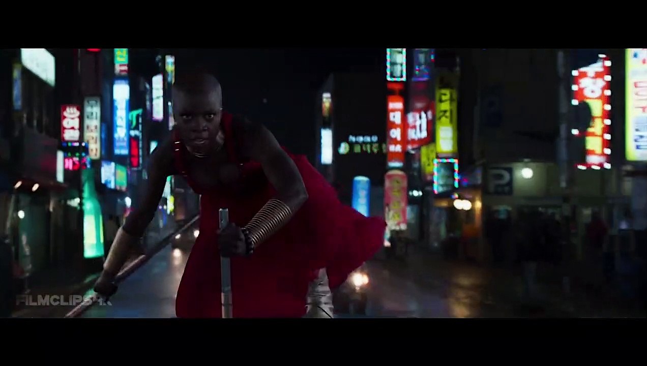 Black Panther - scène de course-poursuite