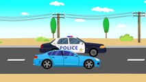سيارة الشرطة للأطفال | كاريكاتير عن السيارات | السيارات, الشرطة, إنشاء تطبيق