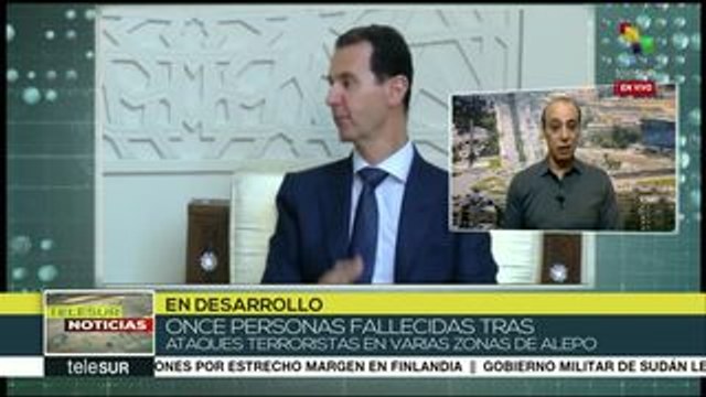 Siria: Mueren 11 personas tras ataques terroristas en Alepo