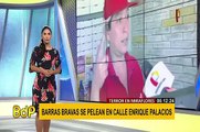 Miraflores: barristas de la ‘U’ y Alianza desatan batalla campal