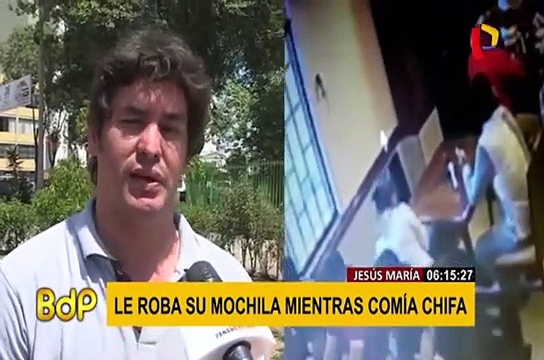 Jesús María: roban a hombre mientras almorzaba en un chifa
