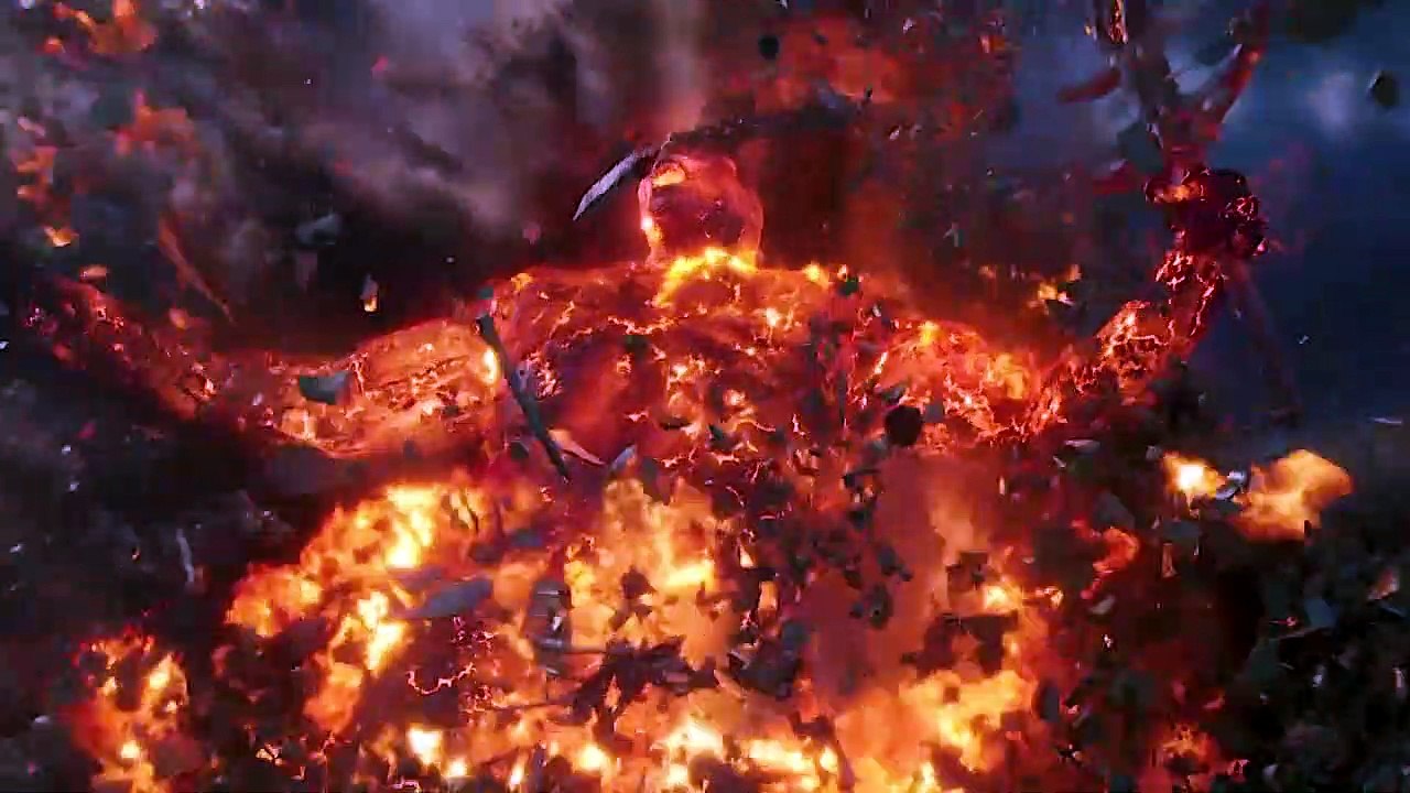 Thor Ragnarok - scène destruction massive