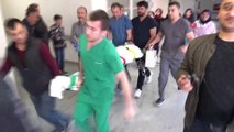 Sandıklı Devlet Hastanesinde yangın tatbikatı