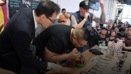 Welcome to the 'world's hottest pepper' eating contest