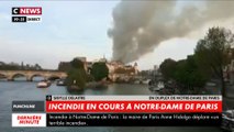 Incendie en cours à Notre-Dame de Paris