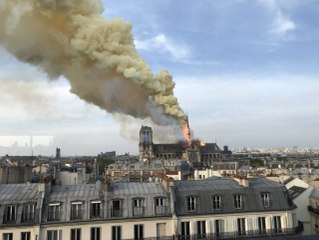 Notre Dame Katedrali'nde Yangın