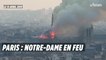 Paris : la cathédrale Notre-Dame en feu