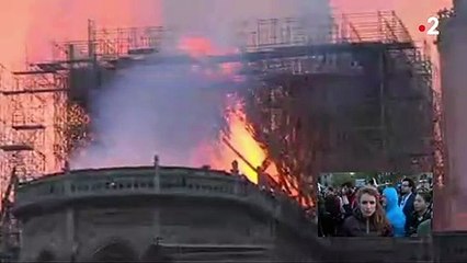 Incendie à Notre-Dame de Paris : "Une grande émotion" parmi les Parisiens