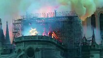 Incendie de Notre-Dame de Paris, la cathédrale en partie détruite