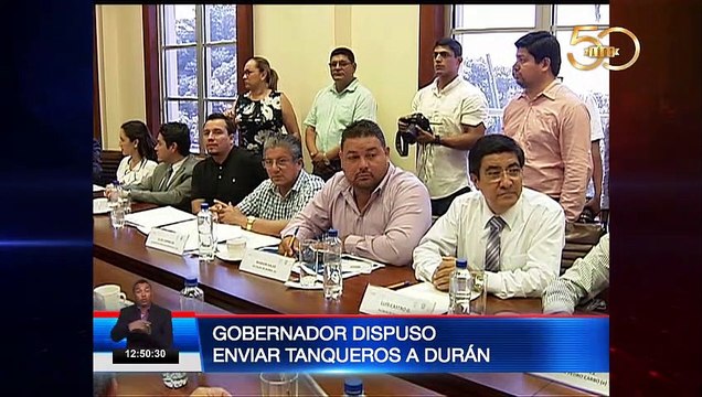 Reunión entre gobernador y alcaldes del Guayas para tratar los problemas de cada cantón