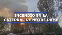 Incendio en la catedral de Notre Dame de París