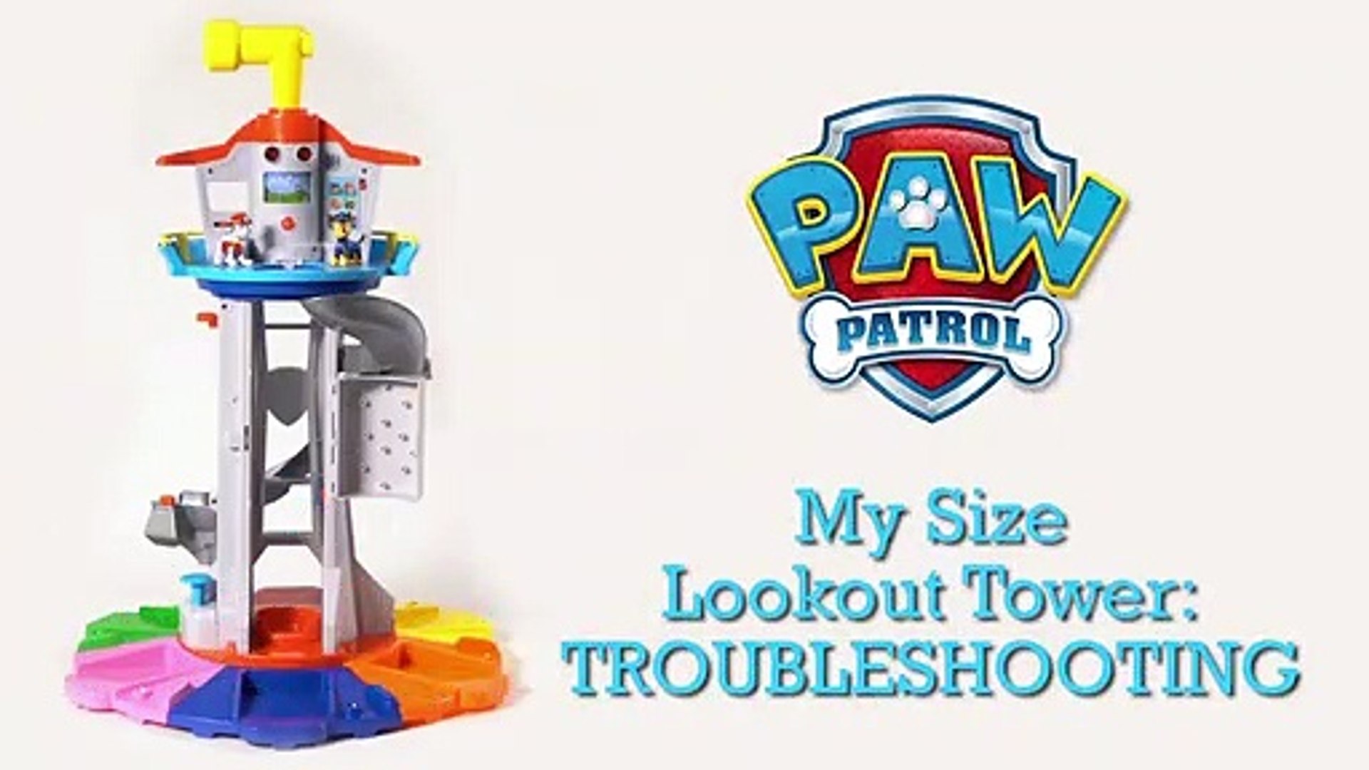 paw patrol my size lookout tower
