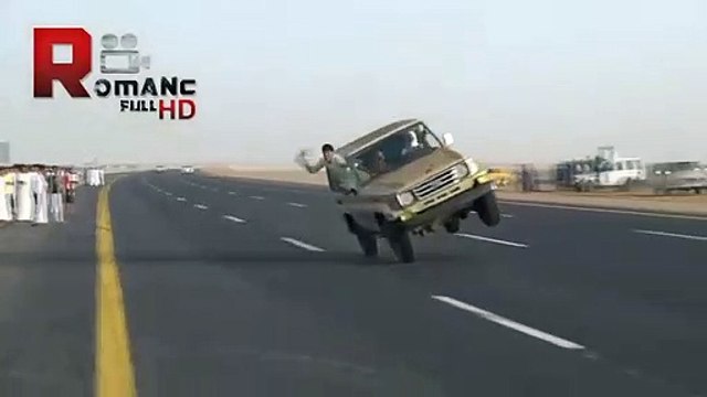 Rodéo sauvage en 4x4, ce qu'ils font est dingue