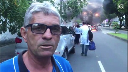 Depoimento do motorista do carro que pegou fogo