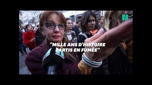 Notre-Dame de Paris, Mille ans d'histoire partis en fumée , les Parisiens sous le choc