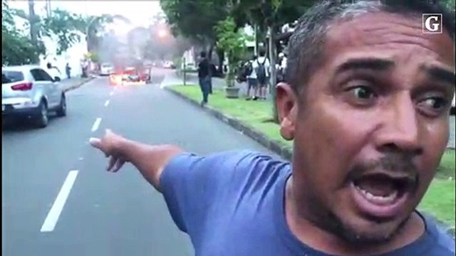 Depoimento de testemunha sobre carro que pegou fogo