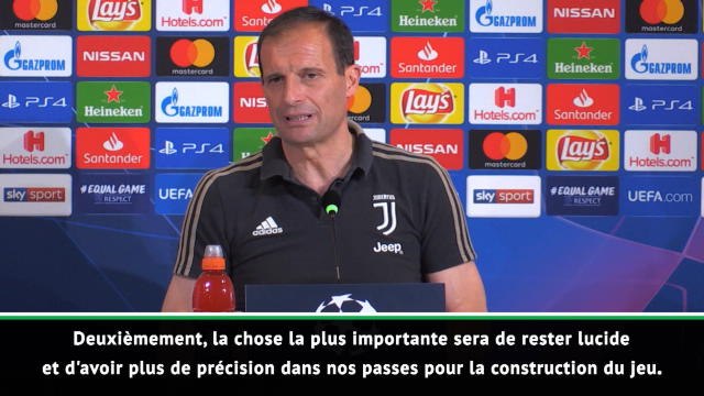 Quarts - Allegri : Respecter cette équipe et avoir plus de précision