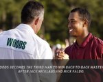 Timeline of Tiger Woods five Masters titles