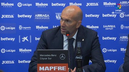 32e j. - Zidane : "Ce n'est pas suffisant"