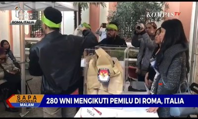 Antusias WNI yang "Nyoblos" Pemilu 2019 di Sejumlah Negara