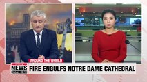 Fire engulfs Notre Dame Cathedral in Paris