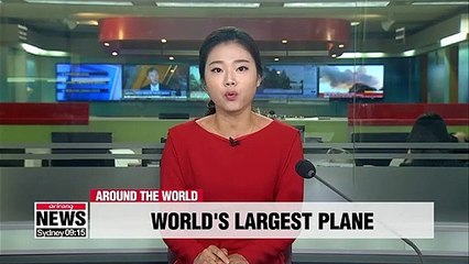 World's largest plane makes first flight over California